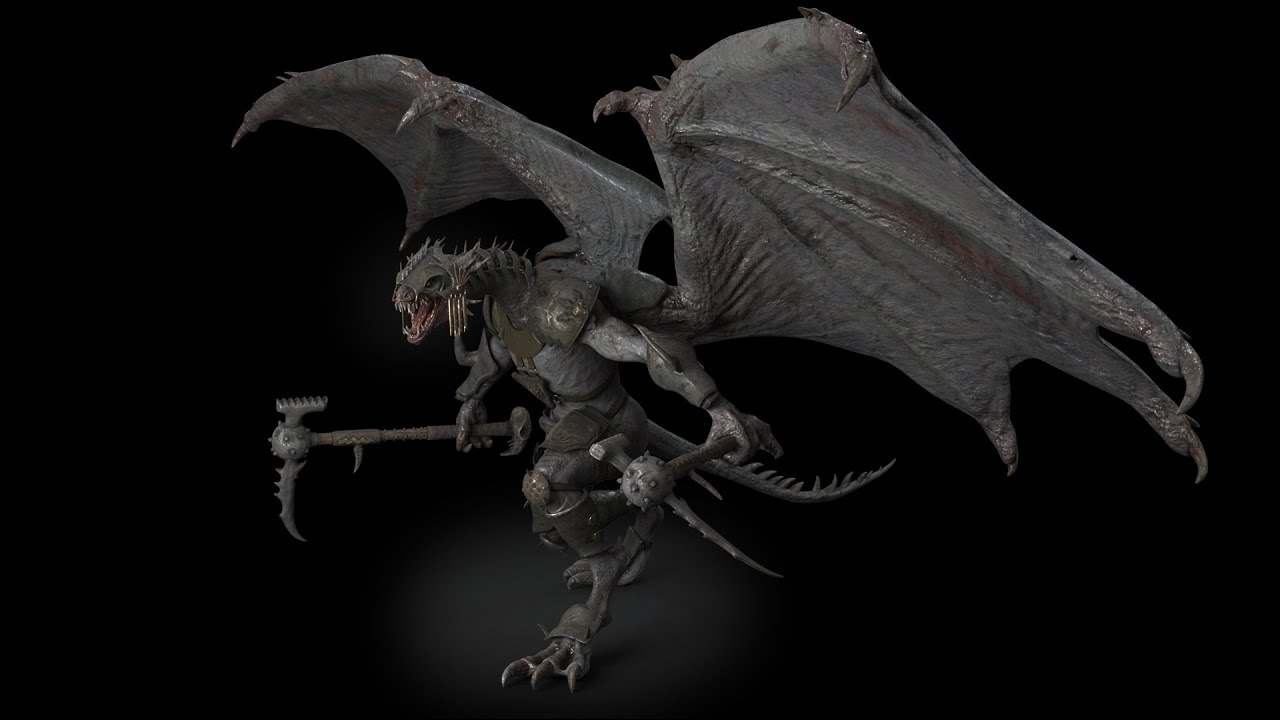 Dragon Warrior 3D Model