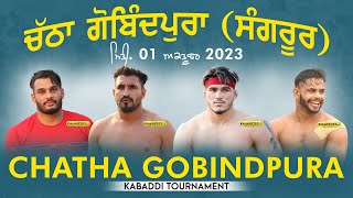 Chatha Gobindpura (Sangrur) Kabaddi Tournament 01 Oct 2023