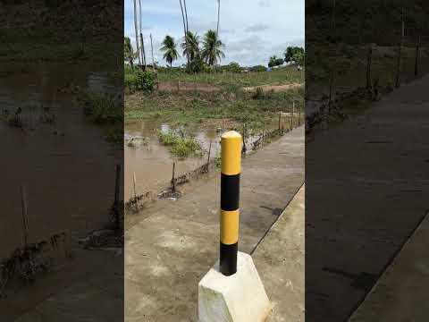 Passagem molhada que liga centro de Riachão do Poço ao sítio bela vista