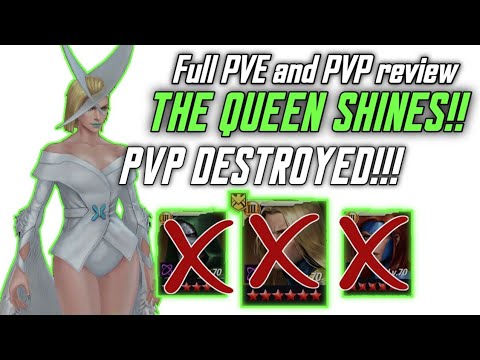 [Mff Hindi] Emma Frost T3 PVE & PVP Review// An Allround performance!! #Mff #Marvel #Emma #Review