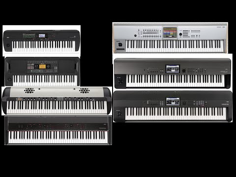 KORG i3 vs EK 50 vs Granstage vs SV2 vs KROME vs KROME EX vs KRONOS 1080p 60
