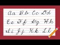 New American Cursive writing A to Z, Small letters & Capital letters, Cursive handwriting EASY
