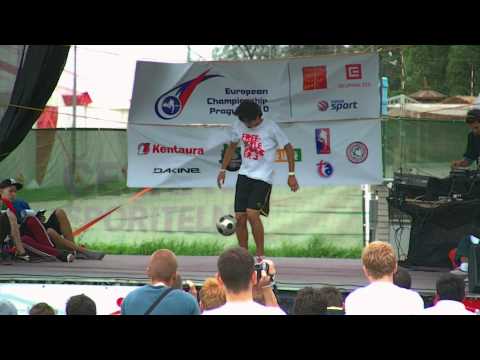 Daniel Dennehy - European Freestyle Football Championship 2010 | Qualification battle