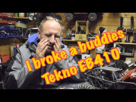 1:10 RC Buggy Backflip, Broken Tekno EB410, Servo winch, Rennicks Modeltune, BADMCC