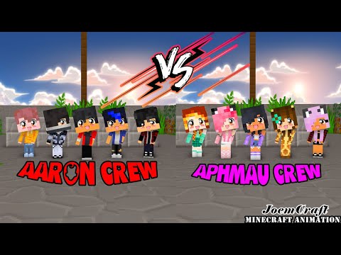 APHMAU FRIENDS DANCE CREW | CHICKEN WINGS MEME DANCE - Minecraft Animation