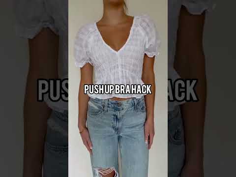 DIY Push Up Bra Hack