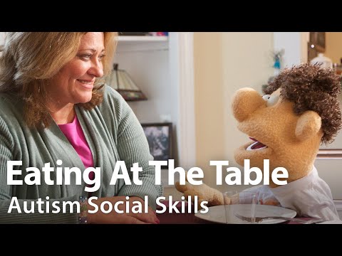 Eating at the Table Social Story Video
