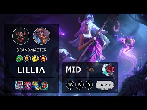Lillia Mid vs Yone - BR Grandmaster Patch 11.18