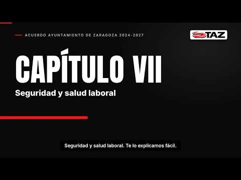 Vídeo: Capítulo VII · Seguridad y salud laboral