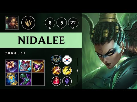 Nidalee Jungle vs Lillia: Killing spree - KR Challenger Patch 14.21