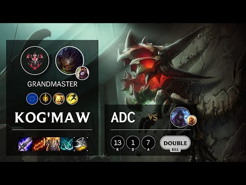 Kog'Maw ADC vs Aphelios - EUW Grandmaster Patch 10.21