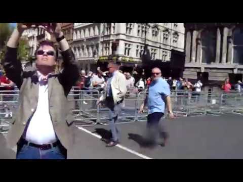 Men From DFLA Confront Counter Protesters #StandUpToRacism London