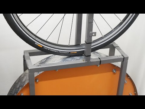 Continental Contact Urban Rolling Resistance Test (spin up video)