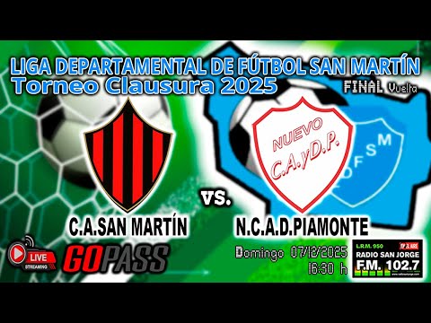 251207 LDFSM Torneo Clausura 2025 Final Vuelta | C.A.San Martín vs N.C.A.D.Piamonte