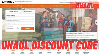 UHaul Discount Code 2023 | Working UHaul Coupon & Promo Code