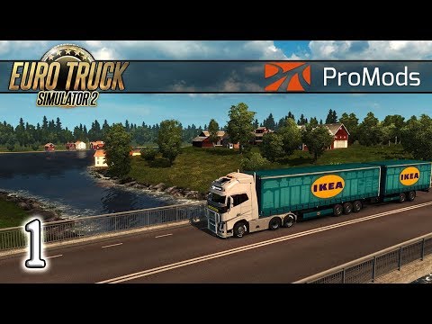 Euro Truck Simulator 2 Ep.1-Towards Bergen in Norway!-Promods