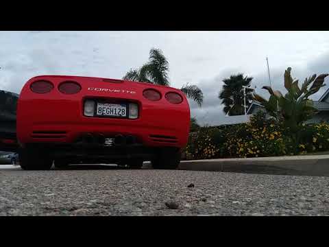 2000 Corvette Hooker black heart exhaust.