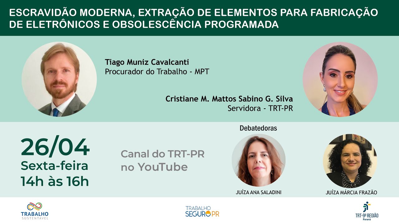 Escravidão moderna: extração de matéria-prima e vida útil planejada de eletrônicos (26/04/2024 14h)