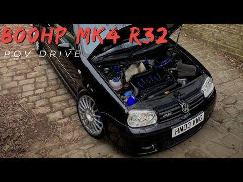 800HP MK4 R32 FOR 50p!!! POV FIRST DRIVE