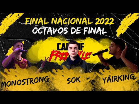 MONOSTRONG vs SOK vs YAIRKING(BATALLÓN) OCTAVOS |FINAL NACIONAL CALL OF FREESTYLE|"NOCHE DE GALA 2.0