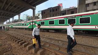 Turna express Dhaka to Chottogram. Bangladesh Railway.