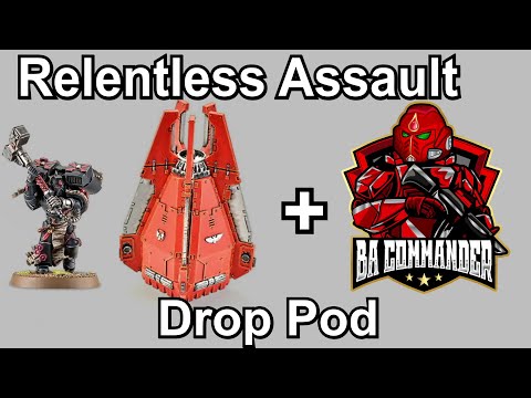 Blood Angels Drop Pod + Relentless Assault - 9th Edition