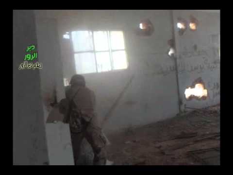 استهداف اللواء 113 في ريف دير الزور بواسطة رشاش بي كي سي من قبل لواء درع الإسلام