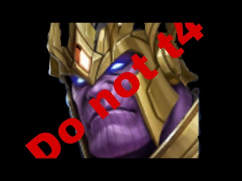 Why you shouldn’t t4 thanos *without his new uniform* (read description)- Marvel Future Fight