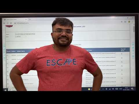 Gtu | winter 2021 | 3rd Sem time table declared