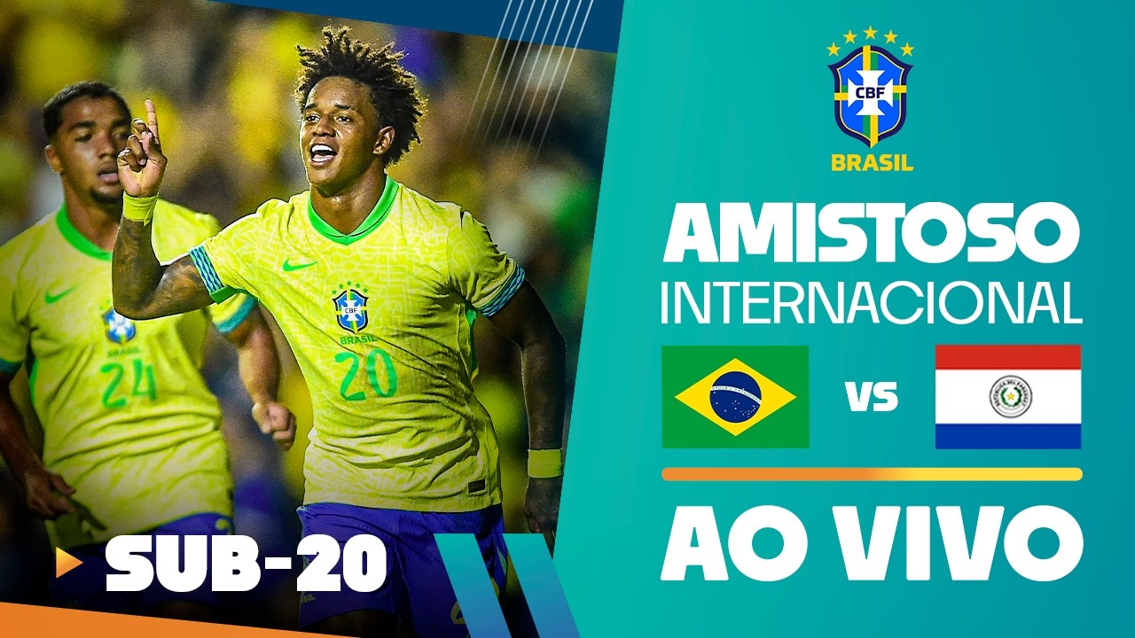 JOGO COMPLETO: BRASIL x PARAGUAI | AMISTOSO INTERNACIONAL SUB-20