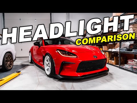 AlphaRex Headlights vs Stock Headlight | 22+ GR86/BRZ