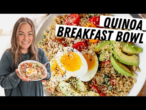 Savory Quinoa Breakfast Bowl (with Soft Boiled Egg!)