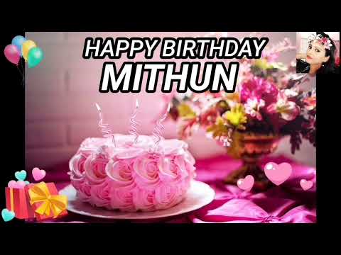 Happy Birthday Song MITHUN 🎂 MITHUN Happy Birthday Song🎂 #HappyBirthdaySongsWithAngel #HappyBirthday