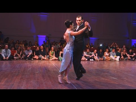  Anibal Lautaro  and  Valeria Maside  are  dancing  at  Brussels Tango Festival  in  2016