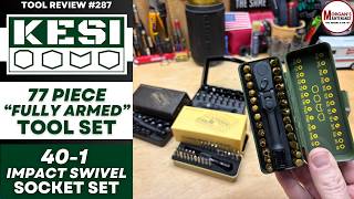 KESI Tools | 77 Piece FULLY ARMED & 40-1 Impact Swivel Socket Sets #edc