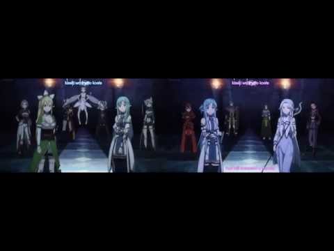SAO 2 Opening 2 and 3 "Courage" Dual Screen