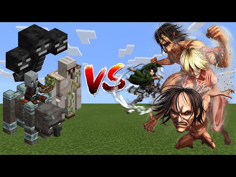 MrPogz Zamora - Attack on Titan vs Minecraft
