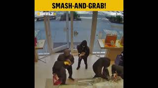 25 Suspects Storm Jewelry Store in Broad Daylight