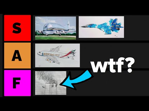 Ranking Your Questionable Plane Art