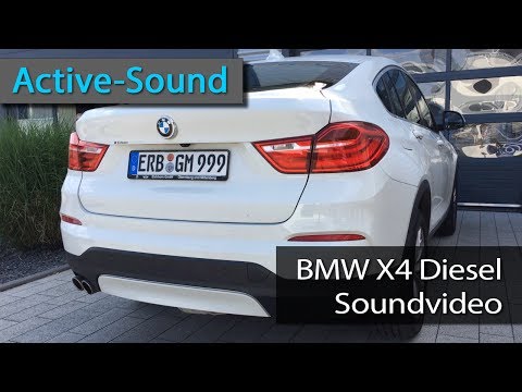 Active Sound von insidePerformance am BMW X4 - Power Diesel-Sound