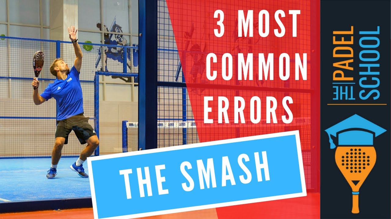 Smash technique: avoiding three common errors