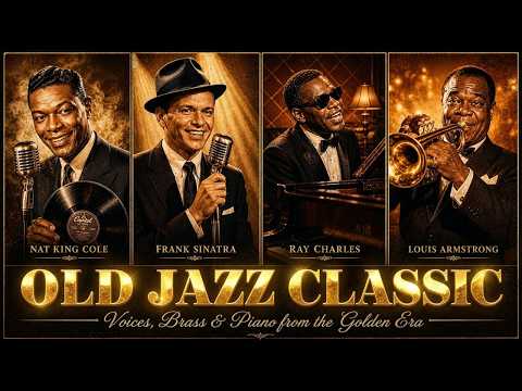 Frank Sinatra, Nat King Cole, Ella Fitzgerald, Dean Martin 🎙 Vintage Old Jazz 50's 60's 70's