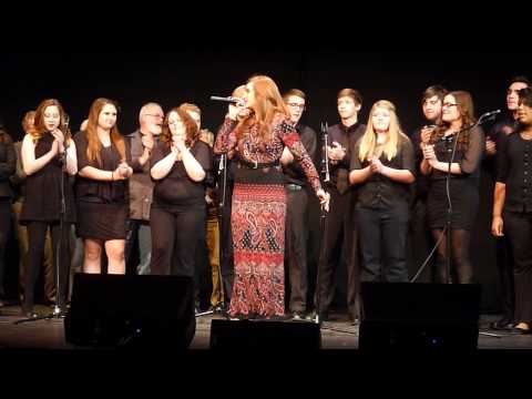 Theresa Sareo and the Elmira High School Choir sing 