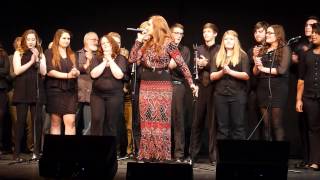 Theresa Sareo and the Elmira High School Choir sing 