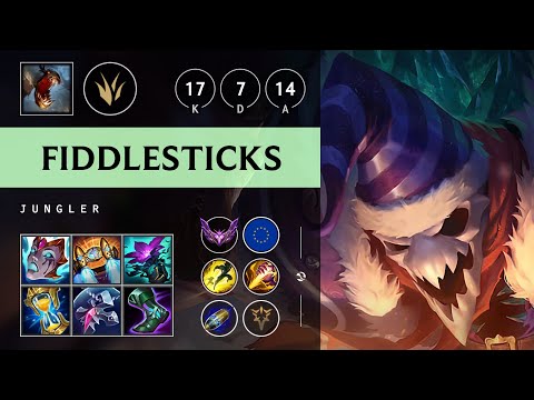 Fiddlesticks Jungle vs Hecarim: Dominating - EUW Master Patch 14.19