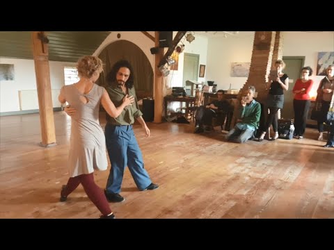 Ezequiel & Lydia - Neotango / Contact Tango after class demo at The NeoTango Weekend