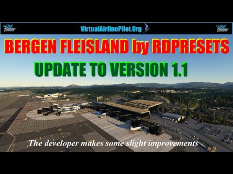 [MSFS2020] | BERGEN FLEISLAND, NORWAY (ENBR) | JUST RELEASED - UPDATE TO VERSION 1.1 by RDPresets