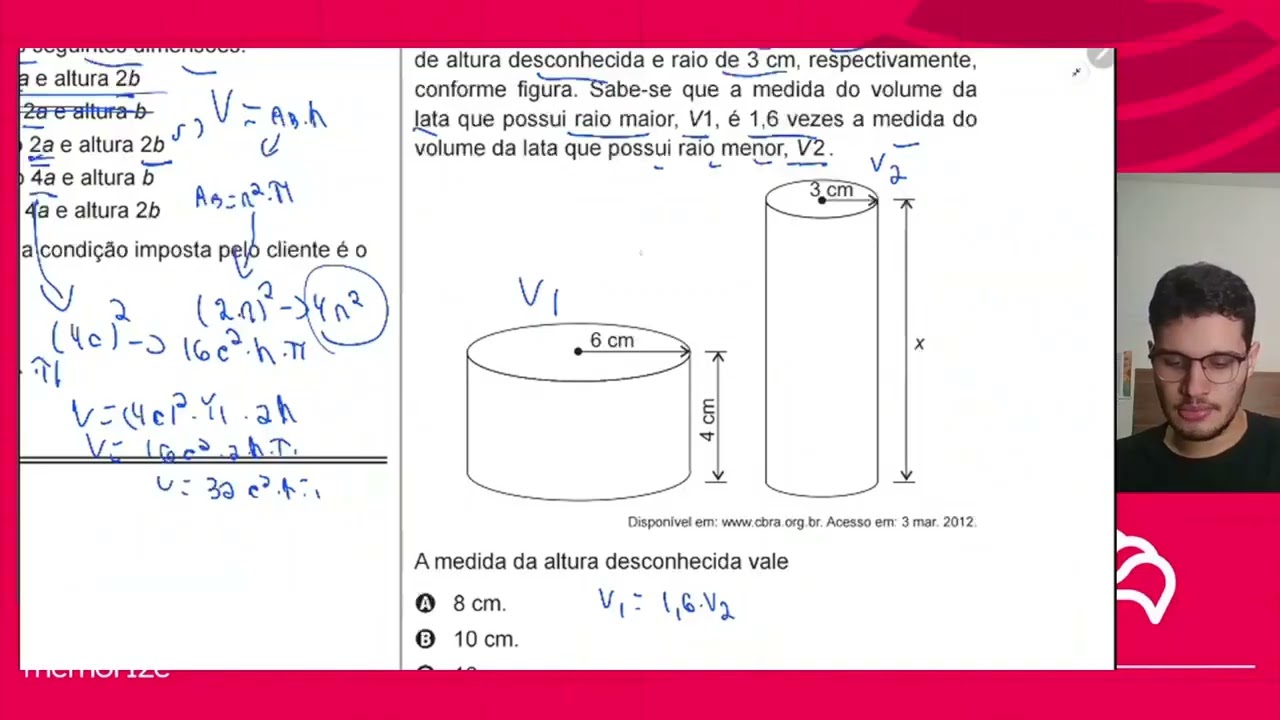 Resolução em Vídeo — Questão 172 ENEM 2015 PPL
