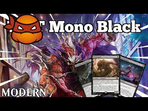MoonShredder Aggro is OUT OF CONTROL | TMT Mono Black | Modern | MTG Arena