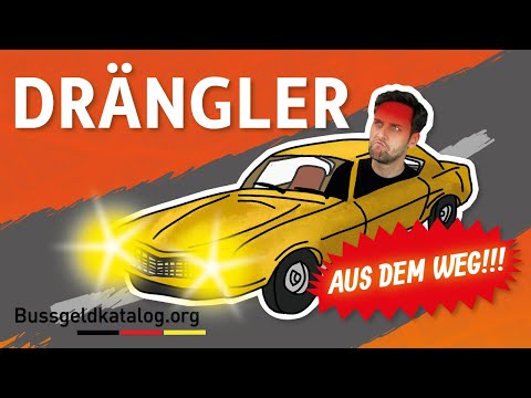 Nötigung im Straßenverkehr: Drängeln ist eine Straftat! 😡